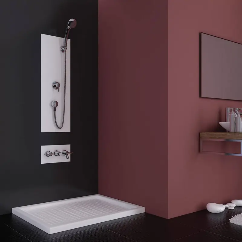 Sırduş 120x70x6 Diktörtgen Flat Duş Teknesi
