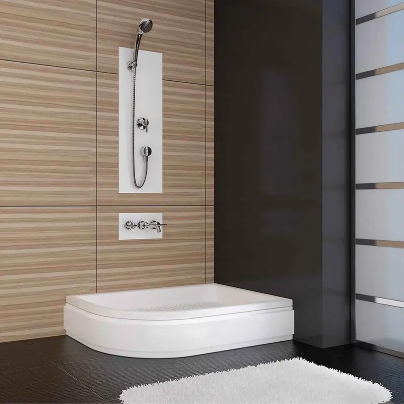 Sırduş 120x90x6 Asimetrik Sağ Flat Duş Teknesi