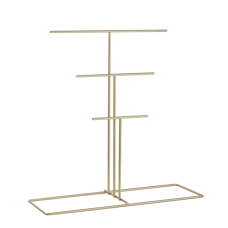 T-Bar Metal Takı Standı - Altın