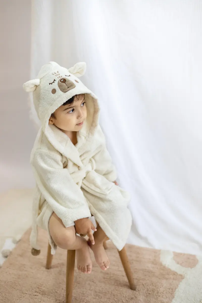 Teddy %100 Pamuk Çocuk Bornoz