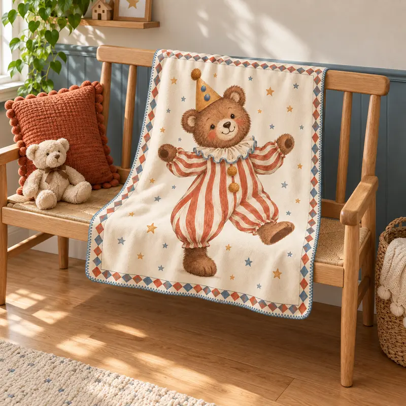Teddy Parade Polar Bebek Battaniyesi