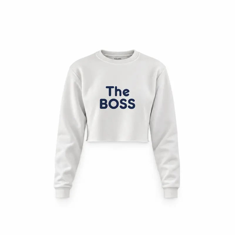 The Boss Crop Sweatshirt