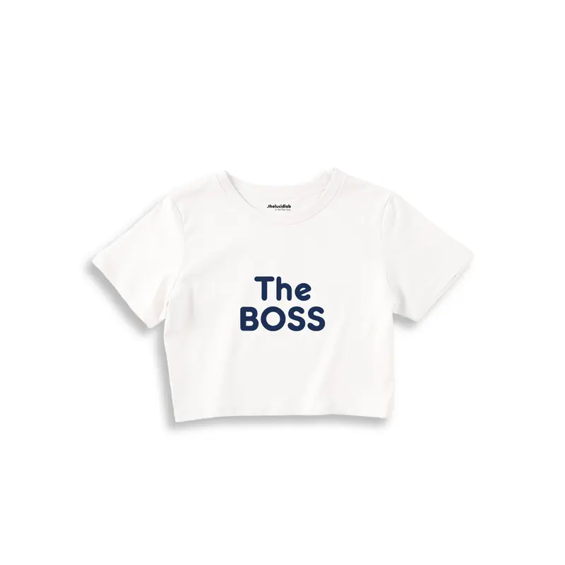 The Boss Crop Tişört