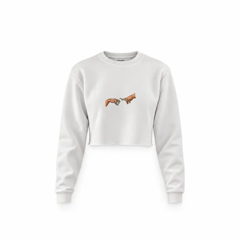 The Creation of Chill Crop Sweatshirt
