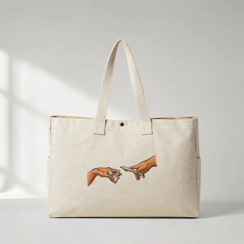 The Creation of Chill Daily Tote Bag