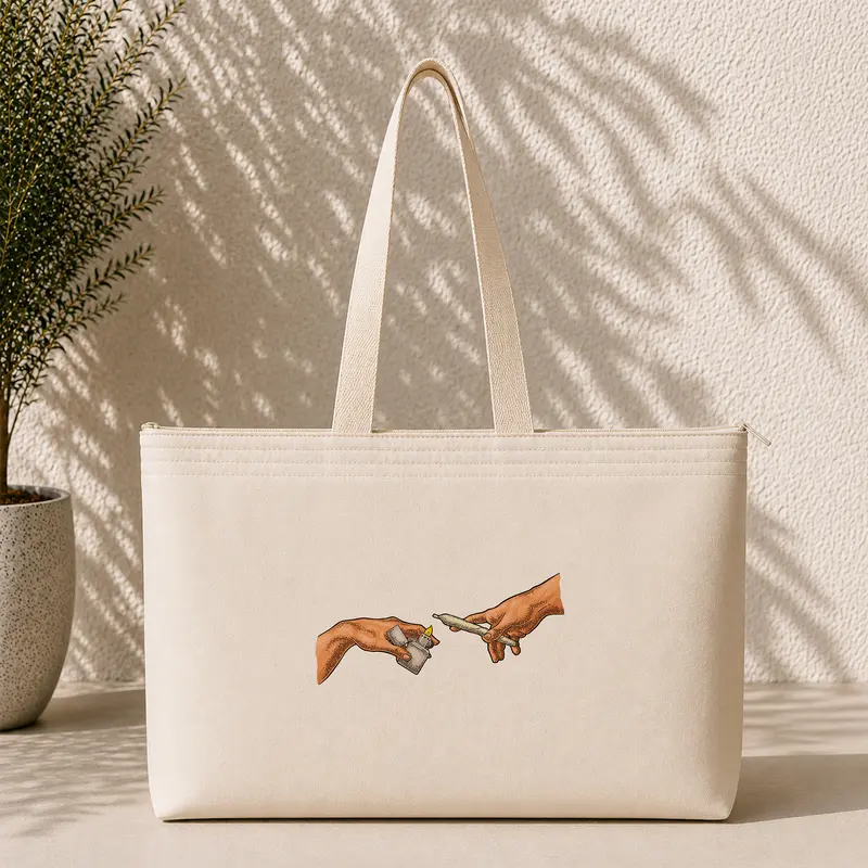 The Creation of Chill Weekend Tote Bag