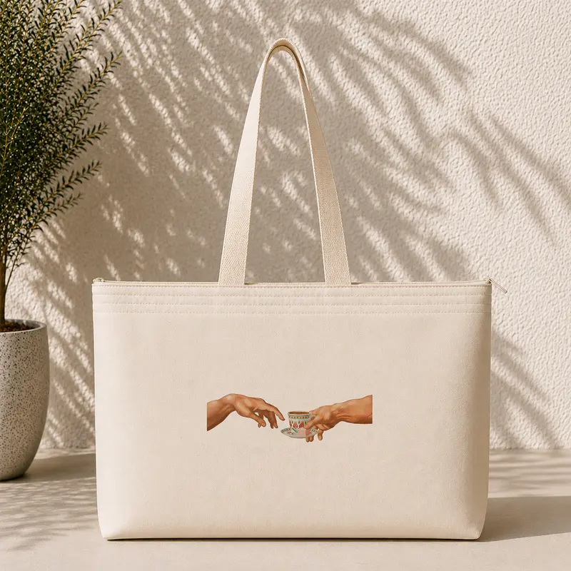 The Creation of Turkish Coffee Weekend Tote Bag