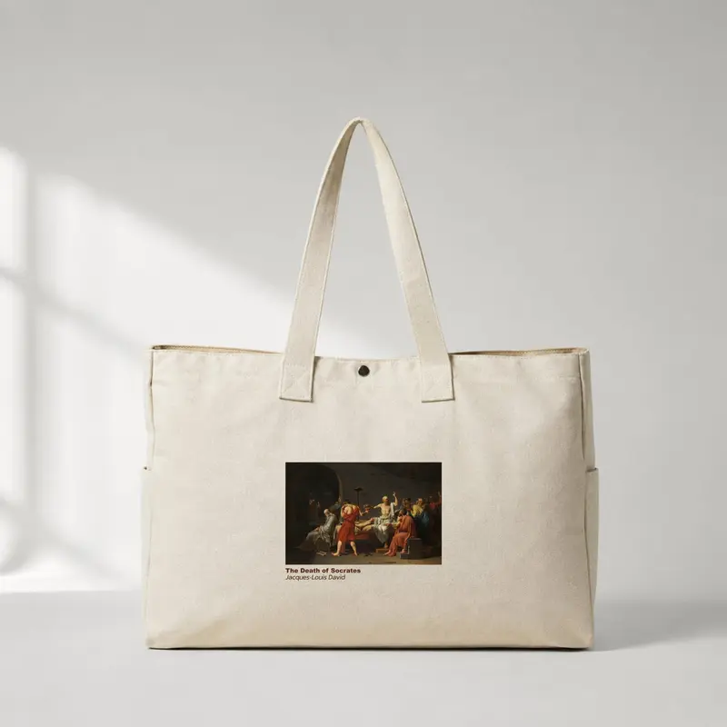 The Death of Socrates Daily Tote Bag