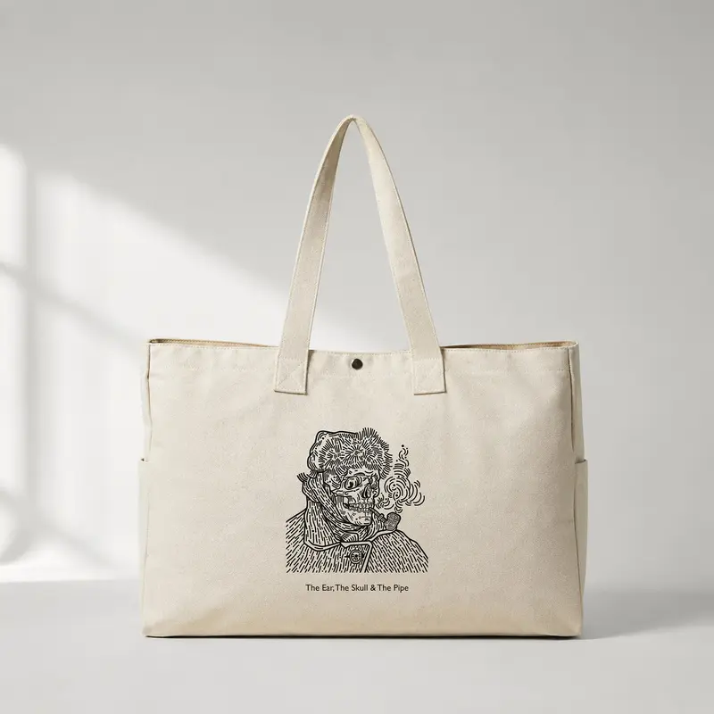 The Ear, The Skull & The Pipe Daily Tote Bag