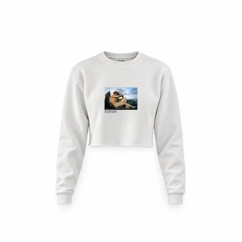 The Fallen Angel Crop Sweatshirt