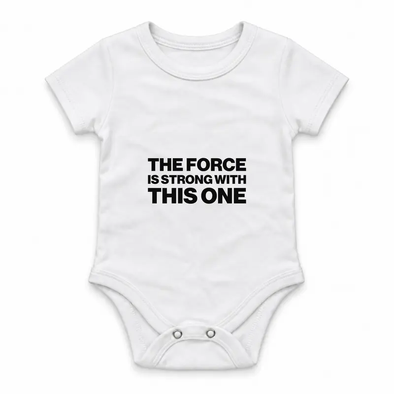 The Force Is Strong with This One Çıtçıtlı Body