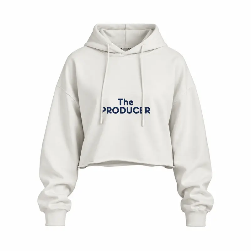 The Producer Oversize Crop Hoodie