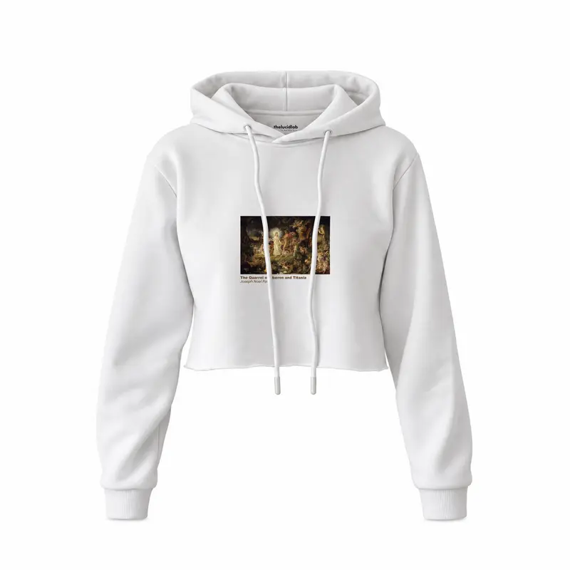 The Quarrel of Oberon and Titania Crop Hoodie