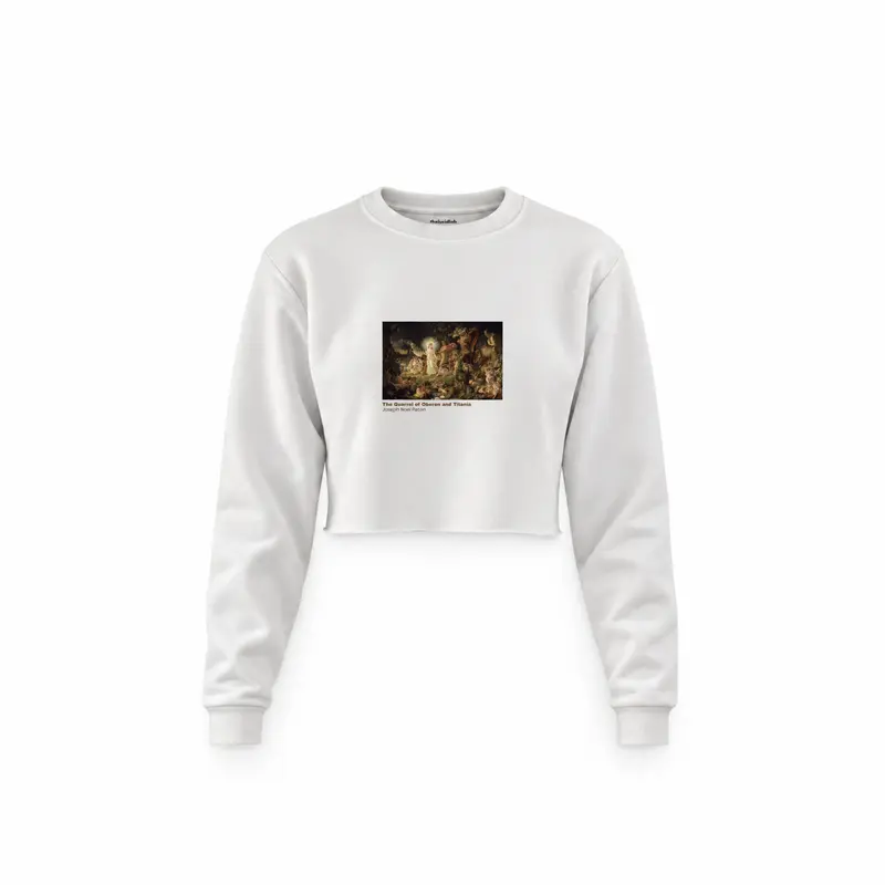 The Quarrel of Oberon and Titania Crop Sweatshirt