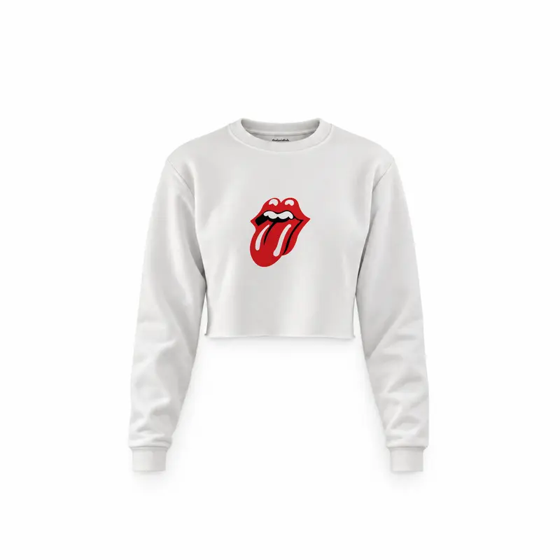 The Rolling Stones Crop Sweatshirt
