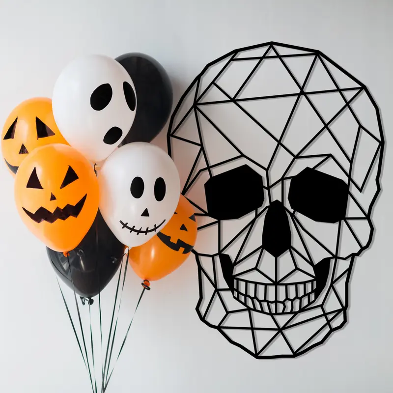 The Skull - Kuru Kafa Metal Tablo