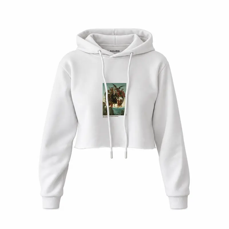 The Torment of Saint Anthony Crop Hoodie