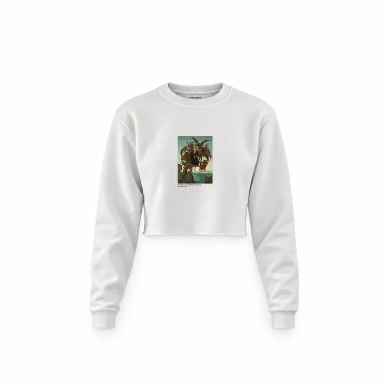 The Torment of Saint Anthony Crop Sweatshirt