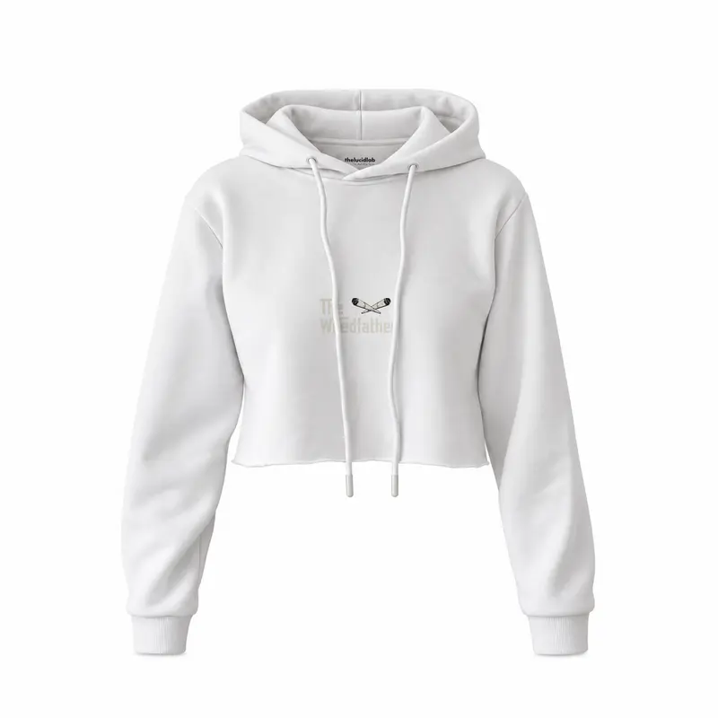 The Weedfather Crop Hoodie