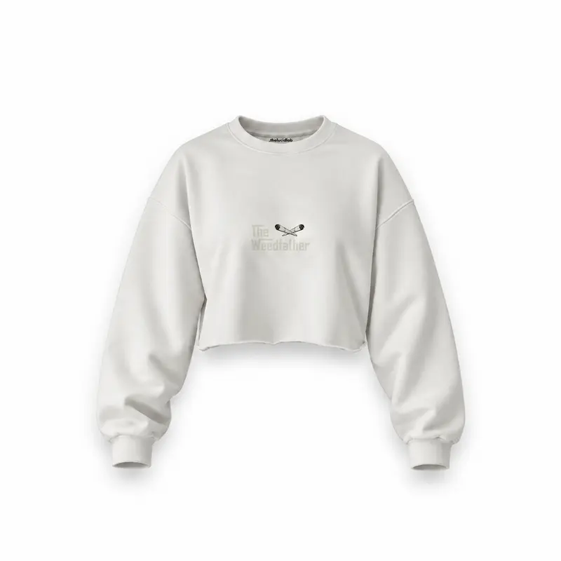 The Weedfather Oversize Crop Sweatshirt