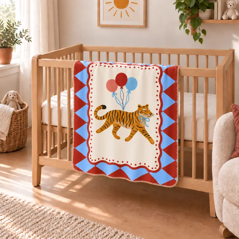 Tiger Daydream Polar Bebek Battaniyesi