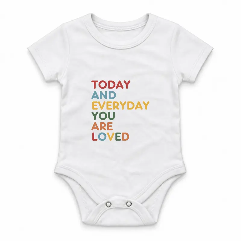 Today You Are Loved Çıtçıtlı Body