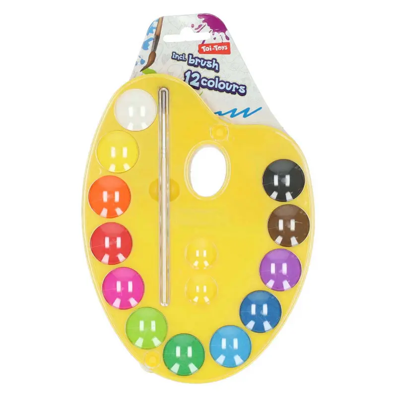 Toi Toys Ressam Paleti 12 Renk ve Fırça