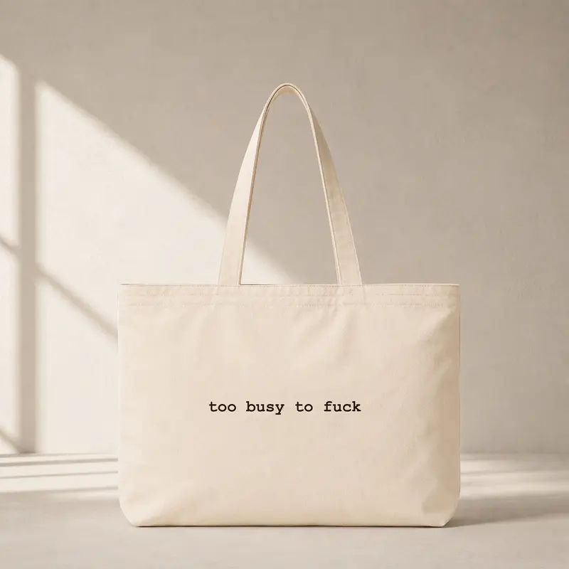 Too Busy Club Tote Bag