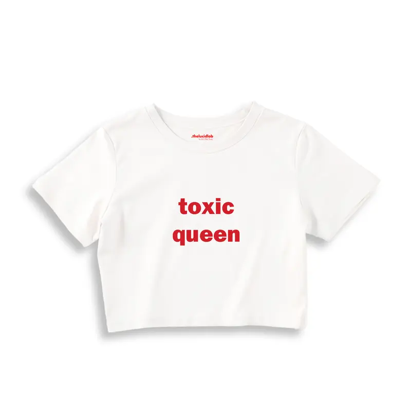 Toxic Queen Crop Tişört