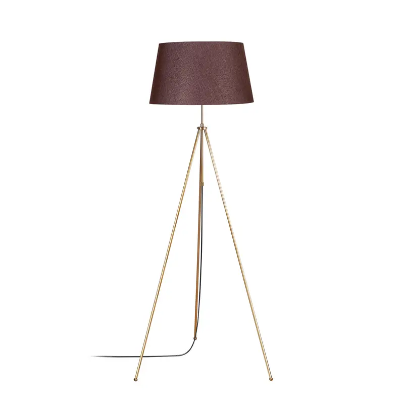 Tripod Metal Lambader - Kahve