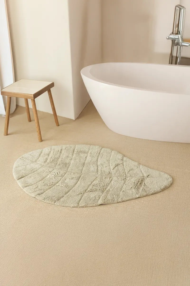Tropic Tekli Banyo Paspası %100 Pamuk 70x110 Mint