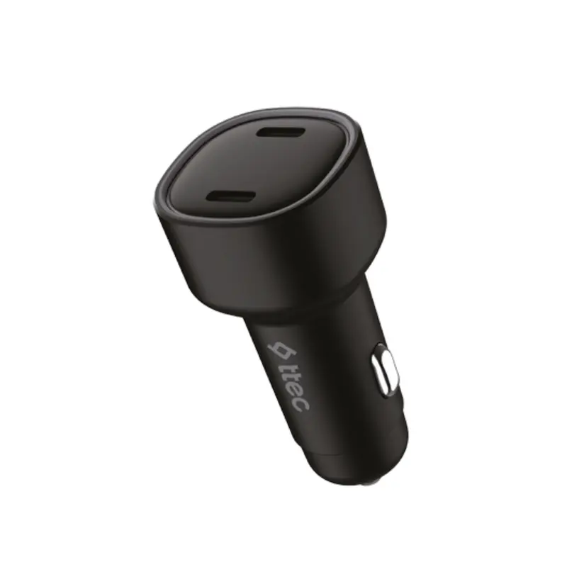Ttec SmartCharger Duo PD 60W Araç Hızlı Şarj Aleti USB-C+USB-C
