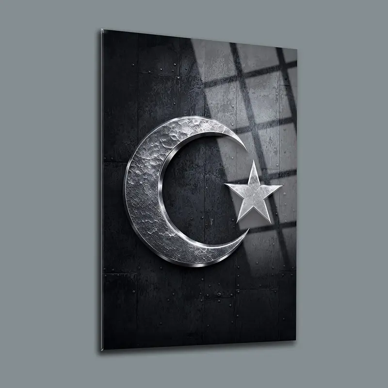 Türk Bayrağı 24 Cam Tablo