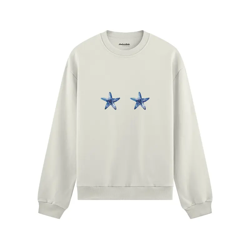 Two Stars Up Oversize Sweatshirt