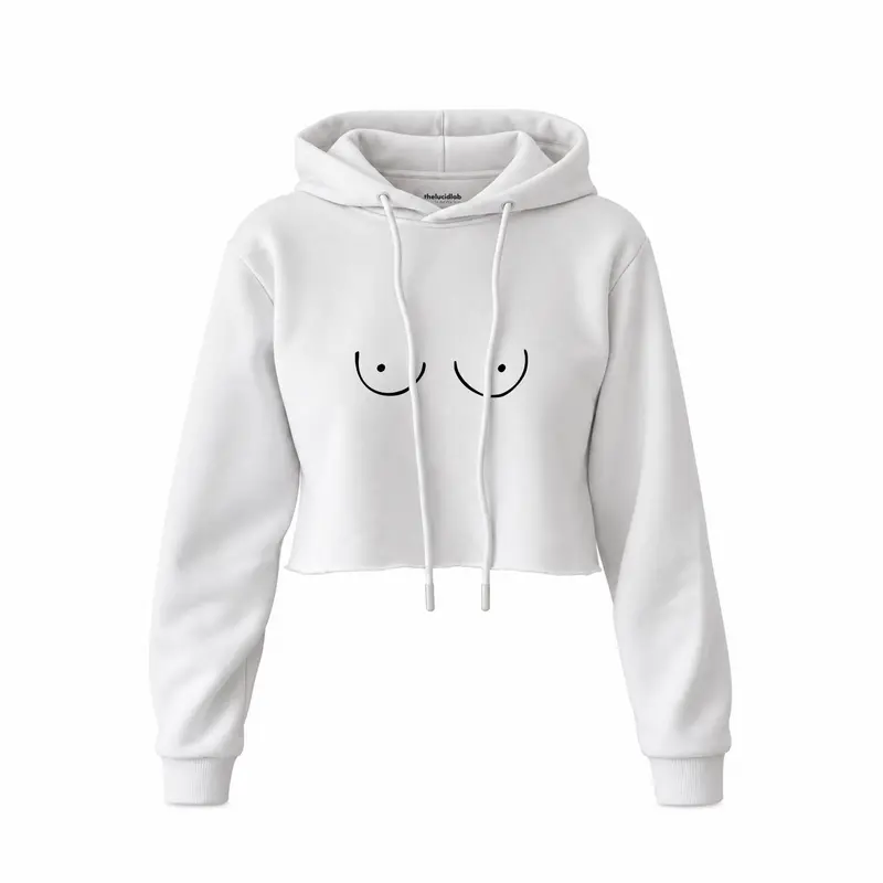 Uncensored Crop Hoodie