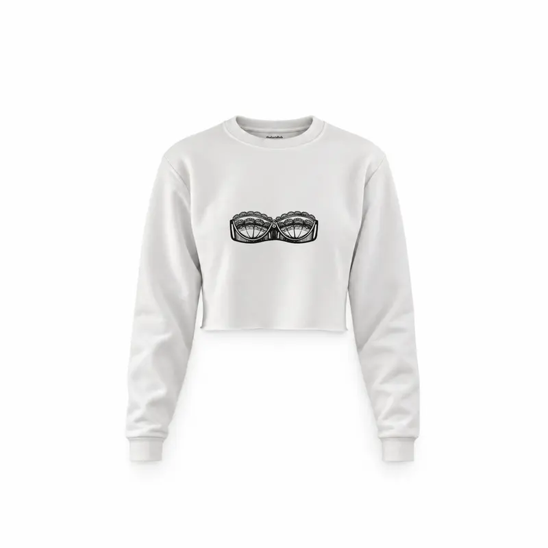 Unshell Me Crop Sweatshirt
