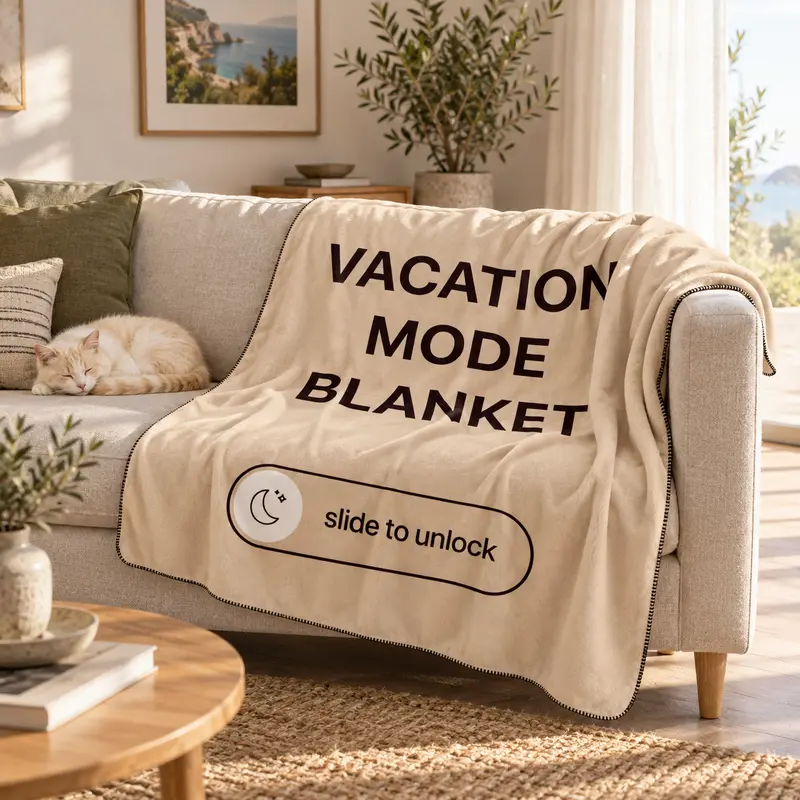 Vacation Mode On Polar Tv Battaniyesi