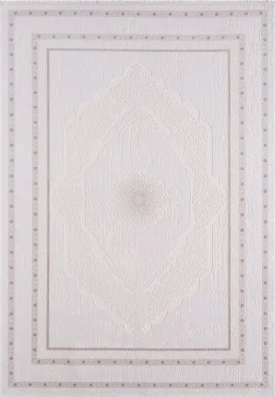 Valeria 1148 Vizon Modern Antibakteriyel Yumuşak Dokulu Makine Halısı