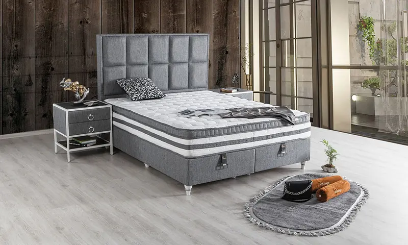 Vegas Modern Baza Ve Başlık Set
