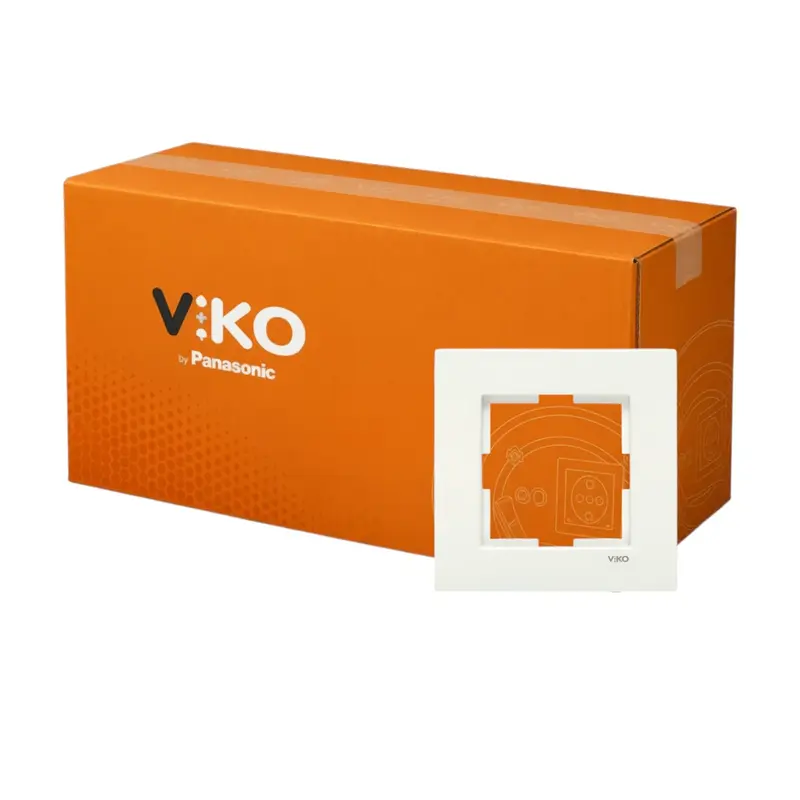 Viko Karre Beyaz Tekli Çerçeve Koli (240 Adet)