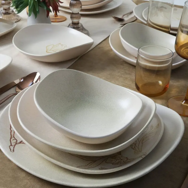 Vintage Bloom Yemek Takımı 24 Parça 6 Kişilik