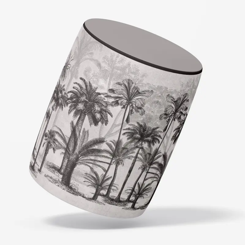 Vintage Palm Trees Puf