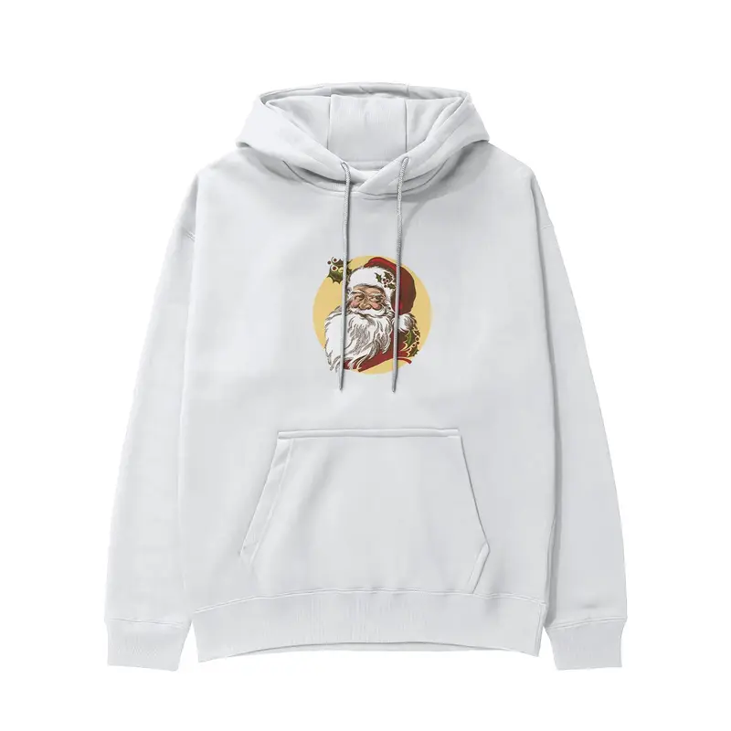 Vintage Santa Portrait Hoodie
