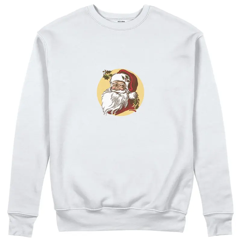 Vintage Santa Portrait Sweatshirt
