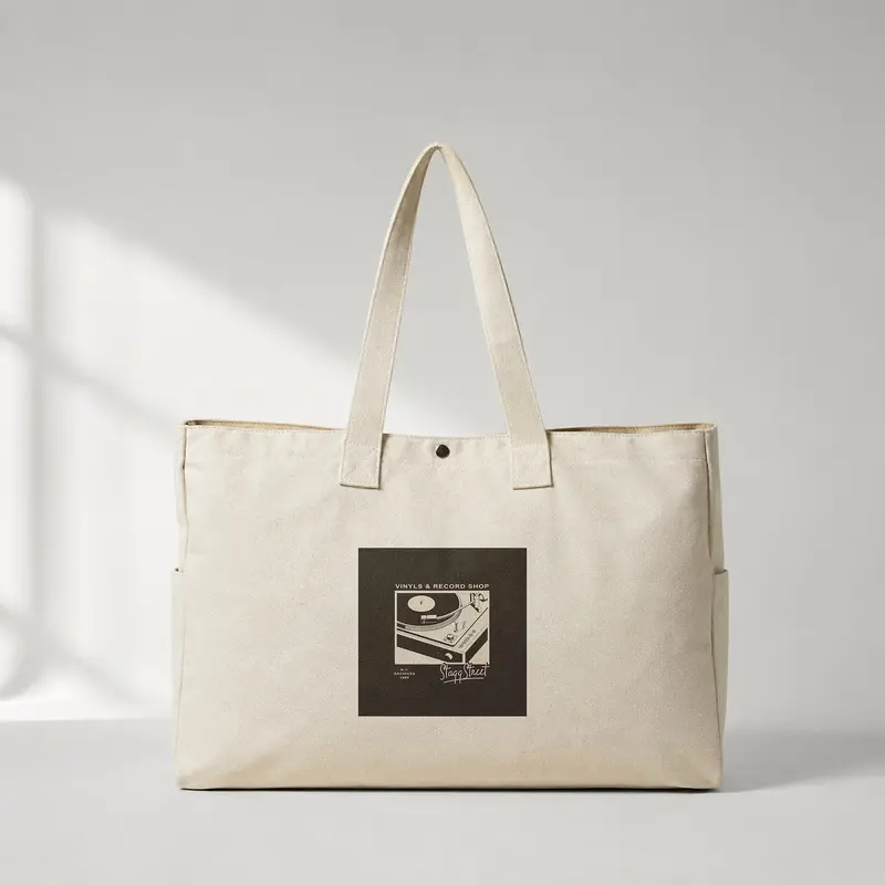 Vinyl Dreams Daily Tote Bag