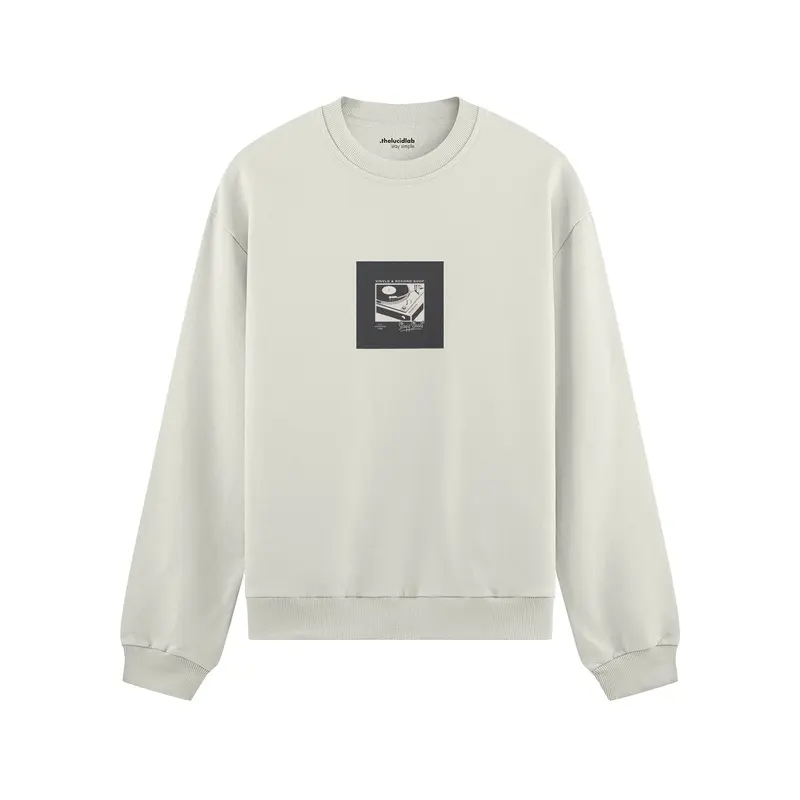 Vinyl Dreams Oversize Sweatshirt