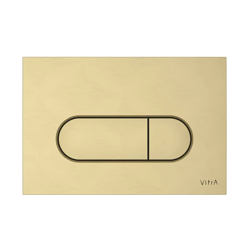 VitrA Root Round Kumanda Paneli, Fırçalı Altın 740-2225