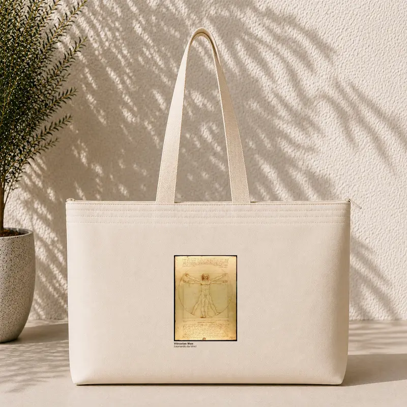 Vitruvian Man Weekend Tote Bag