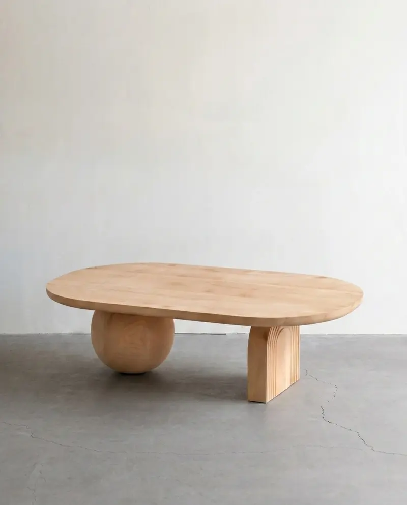 Wabi Sabi Masif Orta Sehpa