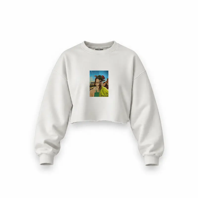 Walter White / Heisenberg Oversize Crop Sweatshirt